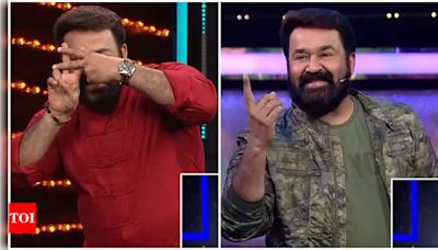 Bigg Boss surprises host Mohanlal; plays a special video of the actor's iconic moments in the show over seasons - Times of India