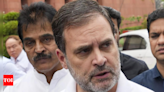 Rahul enjoyed power without responsibility, says Thakur | India News - Times of India