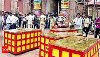 Ancient Weapons Unearthed in Puri Jagannath Temple's Ratna Bhandar | Bhubaneswar News - Times of India