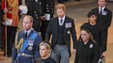 Princes William and Harry unite in grief at Queen Elizabeth II's funeral