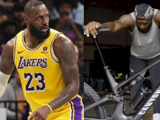 ¡De la NBA a rodar! LeBron James aparece en comercial de bicicletas