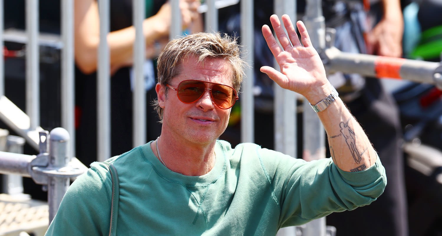 Brad Pitt Arrives at Practices for Hungarian Grand Prix 2024 as He Continues Working on ‘F1′ Movie
