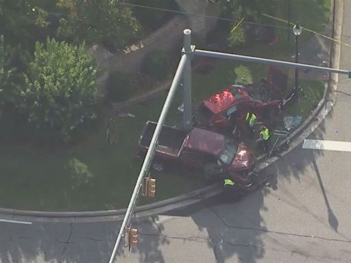 Crash on busy Marietta road leaves at least 1 seriously injured, closes lanes, police say