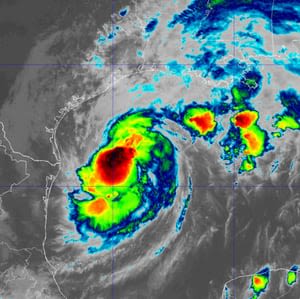 Francine reaches hurricane strength, making her way toward Louisiana