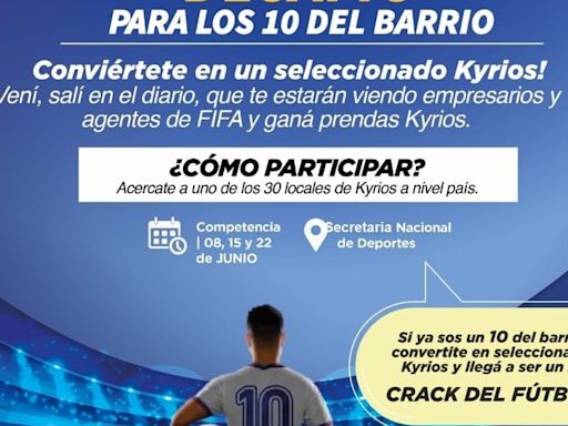 La Nación / Desafío para los 10 del barrio: ¡buscan jóvenes talentos que destacan en el fútbol!