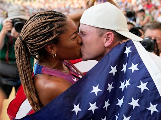 2024 Olympics: Americans Tara Davis-Woodhall and Hunter Woodhall are track and field’s power couple