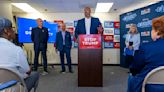 ‘Clear choice’: Former Jan. 6 officers stump for Biden in Nevada