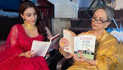 National Reading Day: Soha Ali Khan's Famjam Pics With Mother Sharmila Tagore, Husband Kunal Kemmu And Daughter Inaaya