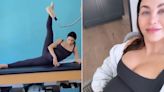 Pregnant Jenna Dewan Says She’s Experiencing ‘Braxton Hicks’ as She Does Pilates Workout