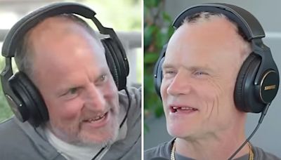 Woody Harrelson & Flea Recall Snowboarding 'Stark Naked' Down a Mountain