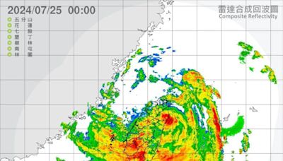 凱米颱風登陸台灣繞了一圈「結構異常完整」氣象署：降雨才剛開始