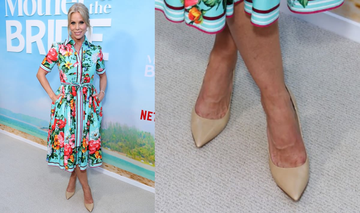 Cheryl Hines Steps Out in Beige Jimmy Choo Heels for Netflix’s ‘Mother of the Bride’ Screening in Los Angeles