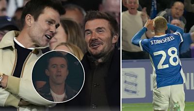 Birmingham 3-1 Wrexham: David Beckham and Tom Brady watch on as Jay Stansfield fires Blues past Red Dragons