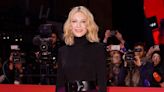 Cate Blanchett Wears Backless Turtleneck with Multi-Colored Givenchy Dress to Tár Premiere in Berlin
