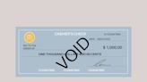 What is a voided check?