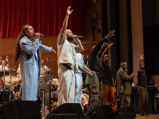 Common joined by Jennifer Hudson and a host of famous friends at Millennium Park celebration