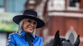 Why was Tanya Tucker riding a black stallion on Nashville's Lower Broadway?