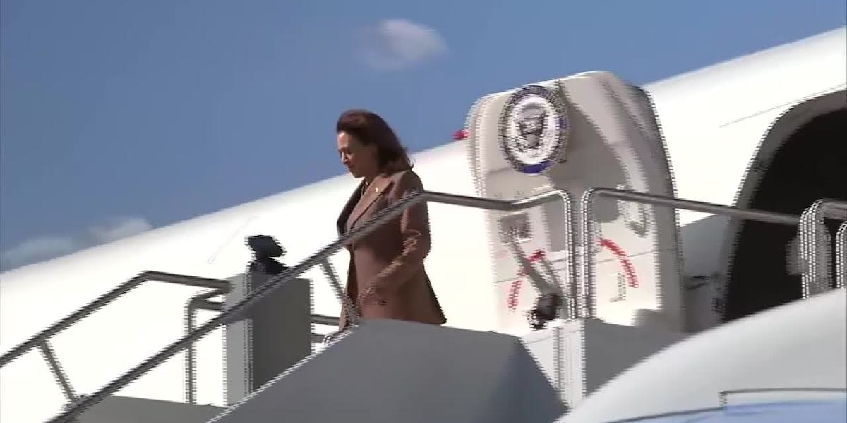 WATCH LIVE: VP Harris arrives in Colorado Springs ahead of Air Force Academy graduation