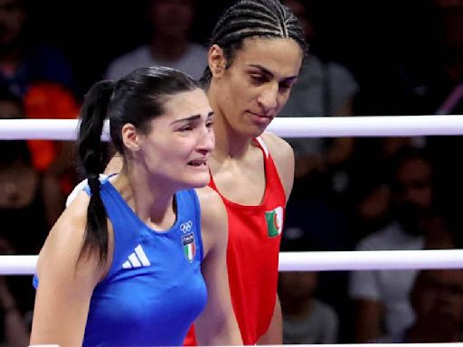 Angela Carini reacciona a derrota ante Imane Khelif en 46s: ‘Me rompe el corazón, era mejor no seguir’