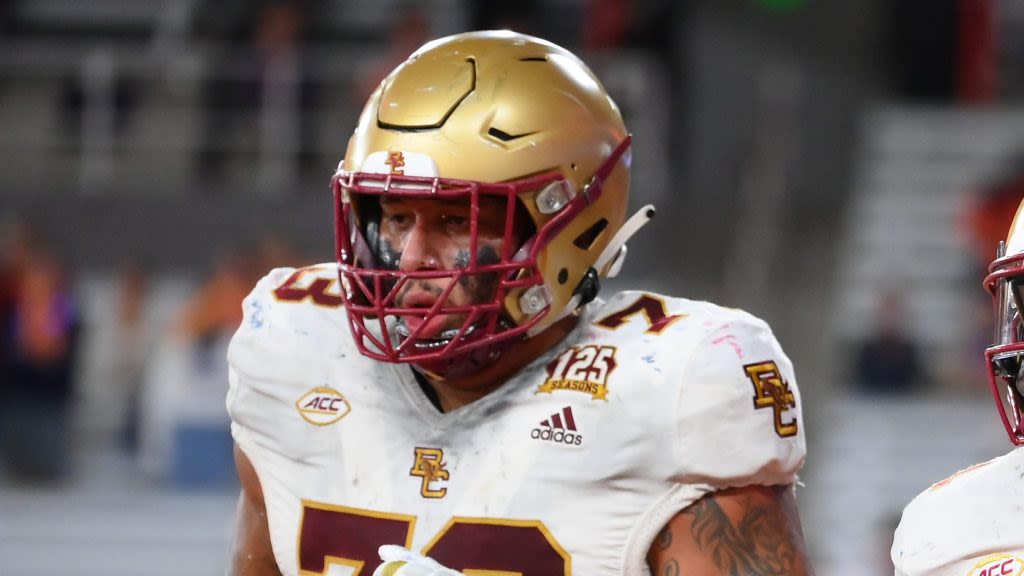 Lions select Boston College OL Christian Mahogany No. 210 overall