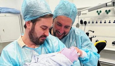 Big Brother's Brian Dowling and husband celebrate the arrival of their second child via surrogacy