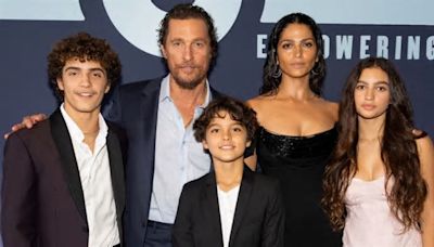 Matthew McConaughey & Camila Alves' Kids Look Like Their Clones In Rare Outing