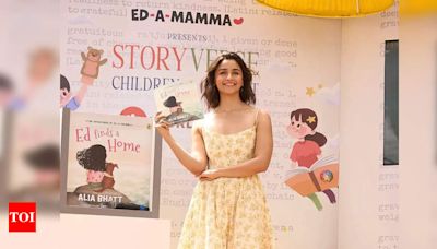 I inherited storytelling from my grandfather: Alia Bhatt launches her debut children's book 'Ed Finds A Home' - Times of India