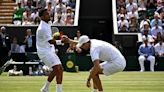 Wimbledon star retires on MATCH POINT after injuring himself
