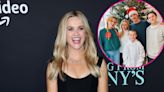 Reese Witherspoon Poses With All 3 of Look-Alike Kids in Festive Family Photo