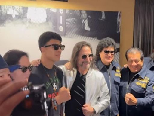 Jaime Munguía recibe la visita de Los Bukis en Las Vegas | El Universal
