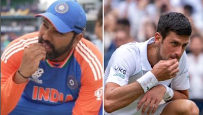 WATCH: After Winning T20 World Cup 2024, Rohit Sharma Tastes Barbados Pitch; Fans Draws Similarities With Novak Djokovic - News18