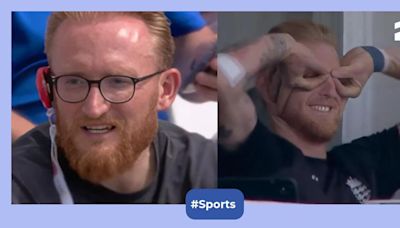 Watch: Ben Stokes' priceless reaction to his doppelgänger in the stands at Trent Bridge