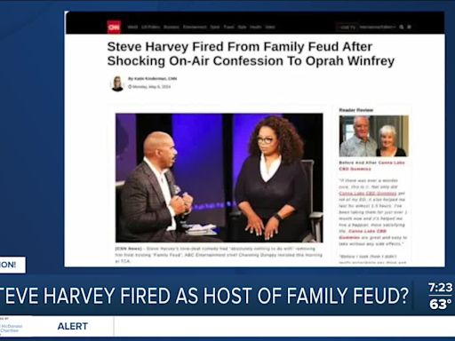 Fact or Fiction: Steve Harvy fired as host of Family Feud?