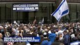 Israel Independence Day celebration at Daley Plaza draws pro-Palestinian protesters