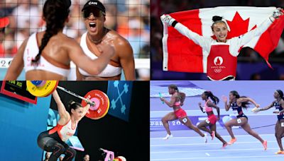 2024 Olympics Day 13 Recap: Canada's medal count grows to 21 behind Charron and Park, as women's beach volleyball and 4x100 relay teams make history