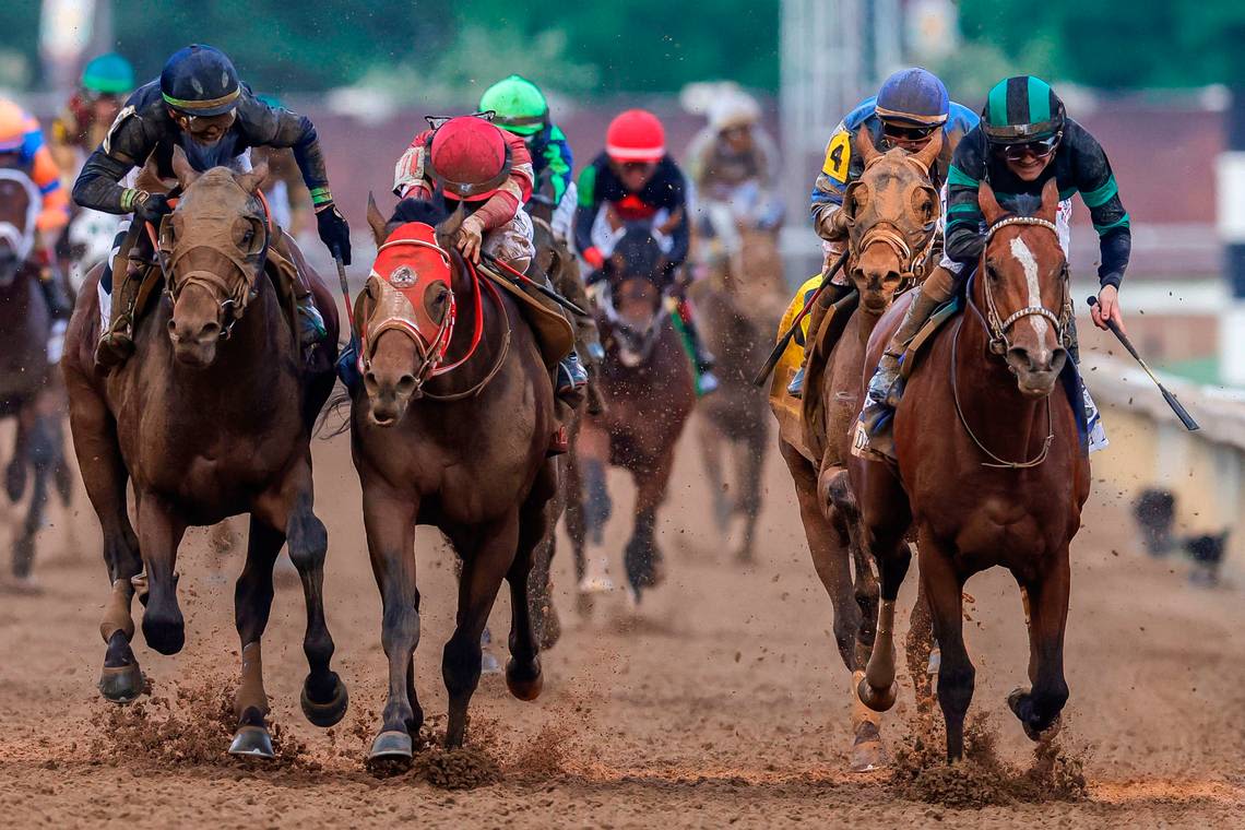 Mystik Dan wins historic 2024 Kentucky Derby in three-way photo finish at Churchill Downs