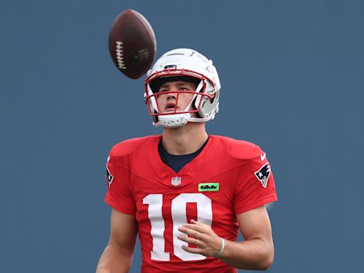 Drake Maye watch: Patriots rookie QB struggles again in second day in pads