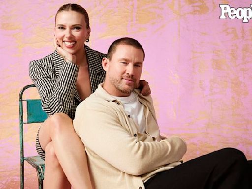 Channing Tatum Had the Best Reaction to Seeing Scarlett Johansson Work with Husband Colin Jost in New Film (Exclusive)