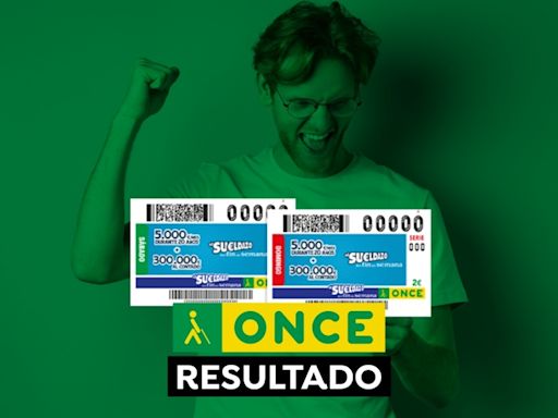 ONCE: Comprobar Sueldazo y Super Once, resultado de hoy sábado 11 de mayo de 2024 en directo