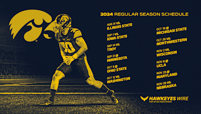 Downloadable 2024 Iowa Hawkeyes football schedule