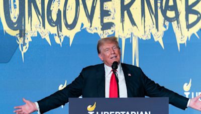 Watch Trump React to Boos During Libertarian Convention Talk