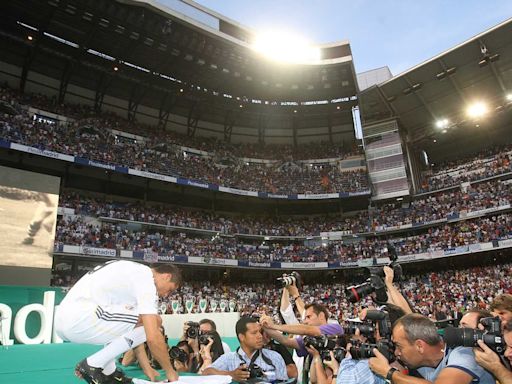 ¿Cuánta gente asistió a la presentación de Cristiano con el Real Madrid en el Santiago Bernabéu?