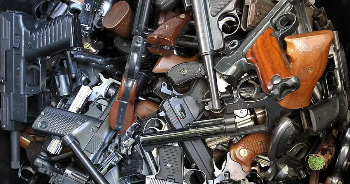 Guns are being stolen from cars at triple the rate they were 10 years ago, a report finds