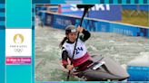 Sofía Reinoso concluye actividad en el canotaje slalom de París 2024