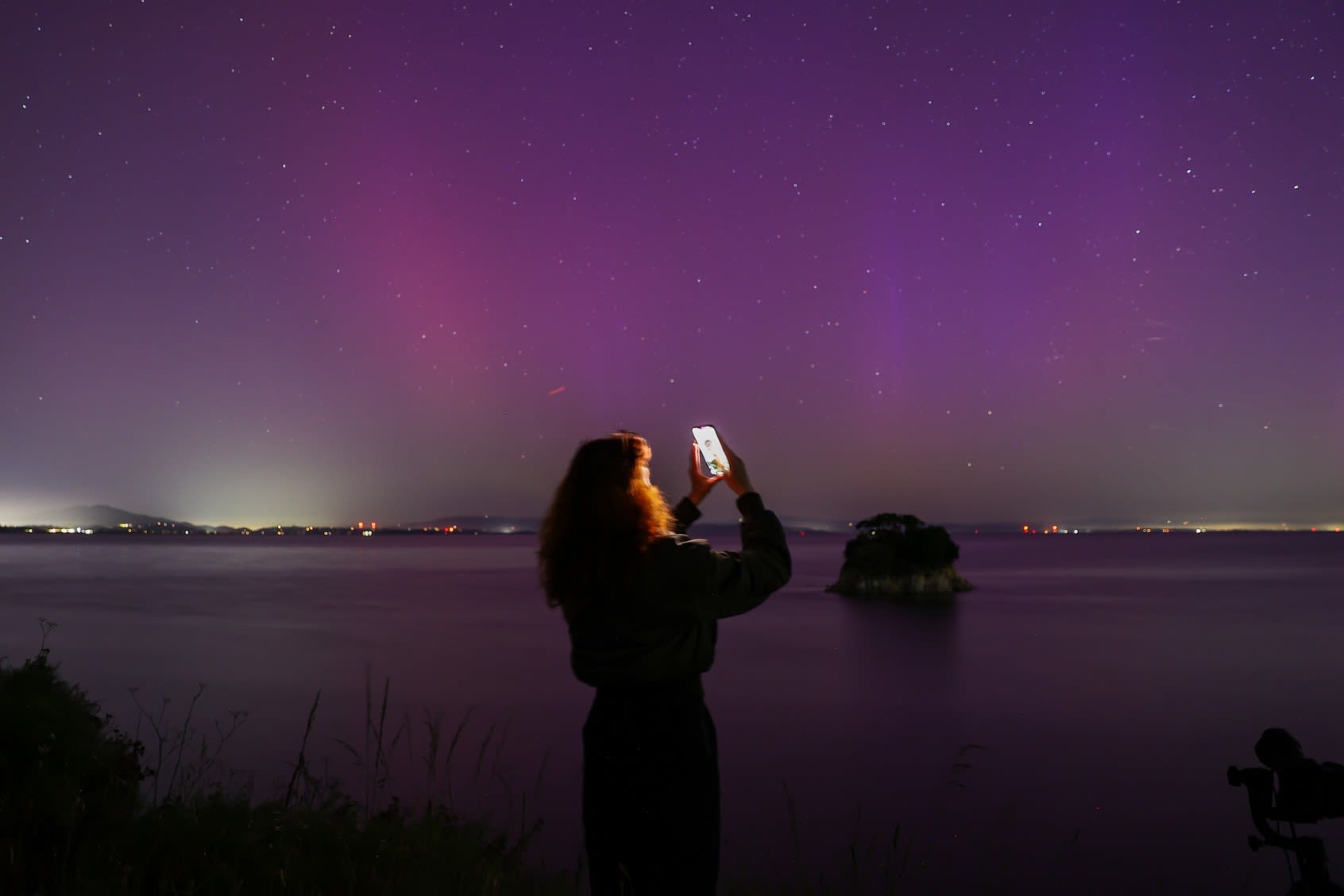 When nature meets technology: Phone cameras bring the northern lights to life, during solar storm