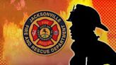 Jacksonville Fire and Rescue Department responding to house fire in East Arlington