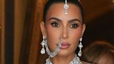 Kim Kardashian dazzles in an extravagant look at £250m wedding
