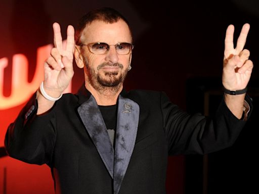 Ringo Starr marks 84th birthday on stage with message of ‘peace and love’