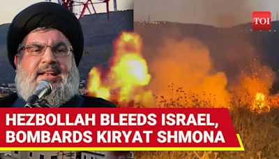 Hezbollah’s Twin-Rocket Barrage Sets Israel’s Kiryat Shmona On Fire, IDF Reports 6 Soldiers Injured | International - Times of India...