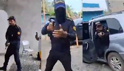 Confuso incidente de hombres vestidos de policías